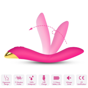 Armony - flamingo vibrador multiposicion fucsia