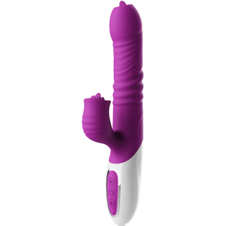 Armony - vibrador & thrusting doble lengua efecto calor violeta