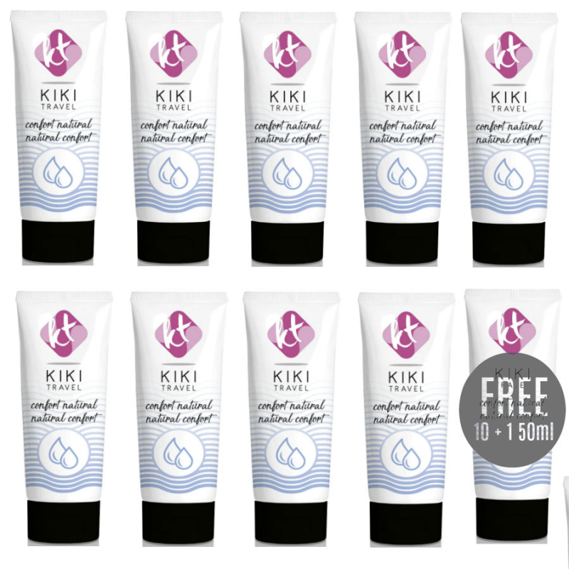 KikÍ travel - gel deslizante natural confort 50ml 10 + 1 gratis