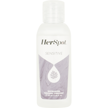 Herspot fleshlight - sensitive lubricante base agua 50 ml