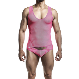 Mob - bodysheer transparte rosa talla s/m
