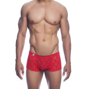 Mob - boxer encaje rojo talla s/m