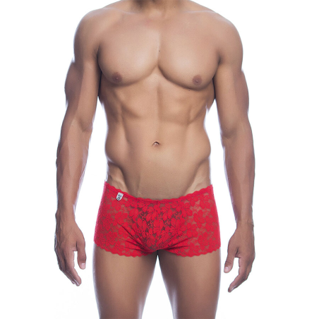 Mob - boxer encaje rojo talla s/m