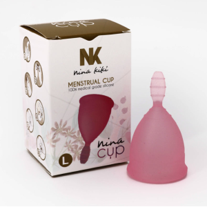 Nina kikÍ - copa menstrual talla l rosa 6 + 1 gratis