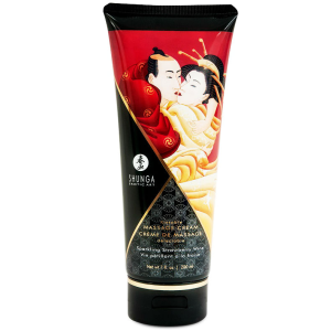 Shunga - crema masaje fresas y cava 200 ml