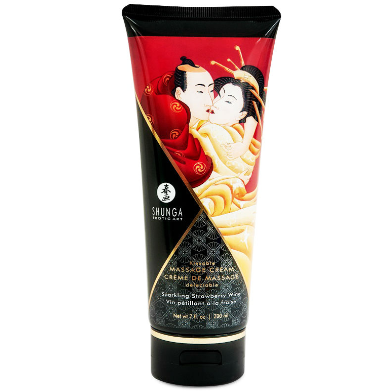 Shunga - crema masaje fresas y cava 200 ml