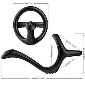 Armony - treasure anillo doble anal negro