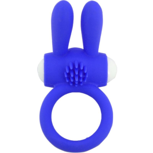 Armony - mr bunny anillo vibrador silicona azul