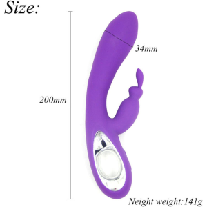 Armony - bella vibrador rabbit pull ring violeta