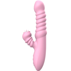 Armony - vibrador multifuncion con lengua estimuladora efecto calor rosa