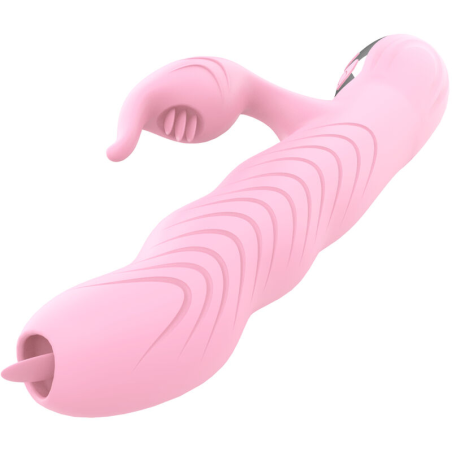 Armony - marcia vibrador & thrusting doble lengua efecto calor rosa