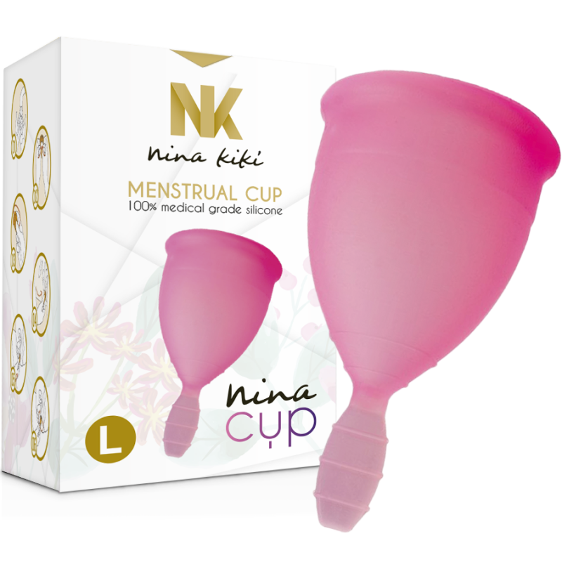 Nina kikÍ - copa menstrual rosa - talla l