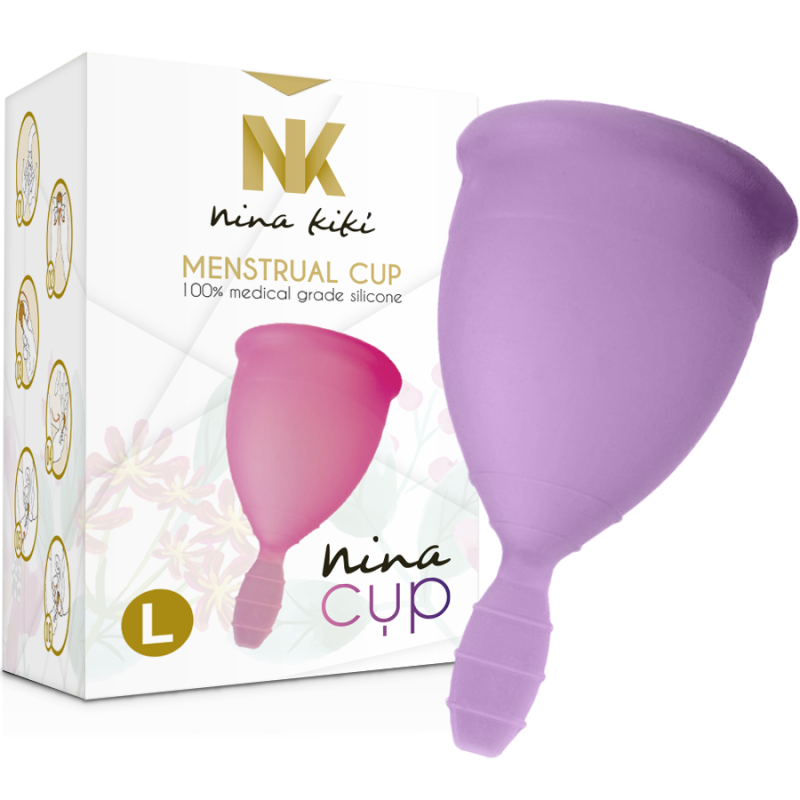 Nina kikÍ - copa menstrual lila - talla l