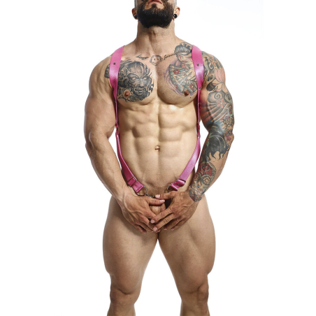 Mob - dngeon arnÉs de espalda cruzada rosa talla Única