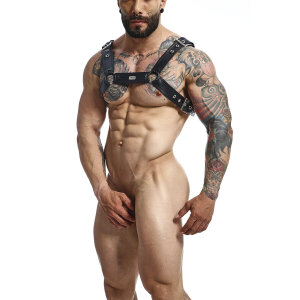 Mob - dngeon arnÉs de cadena negra talla Única