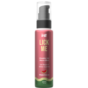 Intt - lick me gel comestible sabor sandia efecto calor