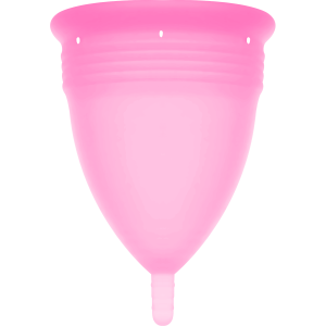 Stercup - copa menstrual fda silicona rosa - talla s