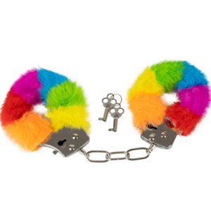 Spencer & fleetwood - esposas metal forradas arcoiris