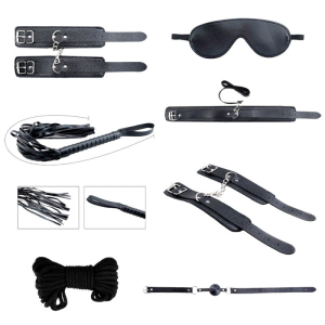 Alive - secret desires kit 7 piezas bdsm negro