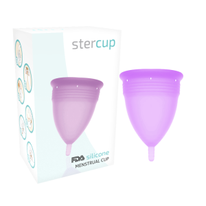 Stercup - copa menstrual fda silicona lila - talla s