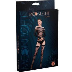 Moonlight - modelo 6 body & medias negro talla Única