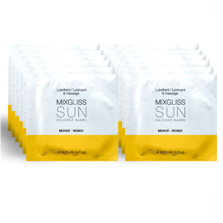 Mixgliss - lubricante base silicona Ároma monoi 12 monodosis 4ml