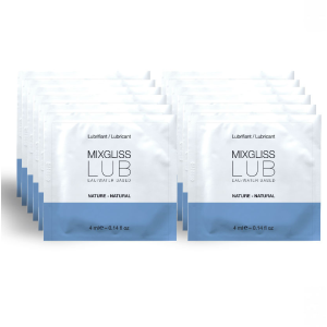 Mixgliss - lubricante base de agua natural 12 monodosis 4 ml
