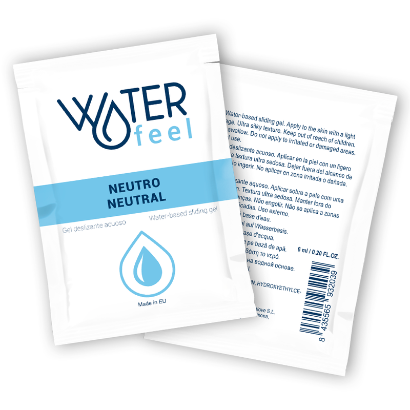 Waterfeel - gel deslizante base agua neutro 6 ml