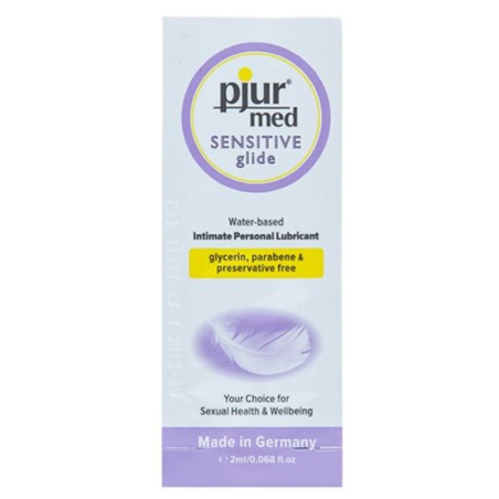 Pjur - med sensitive glide lubricante base agua 2 ml