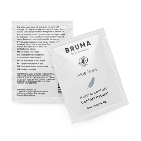 Bruma - 6 ml gel deslizante con aloe vera confort natural
