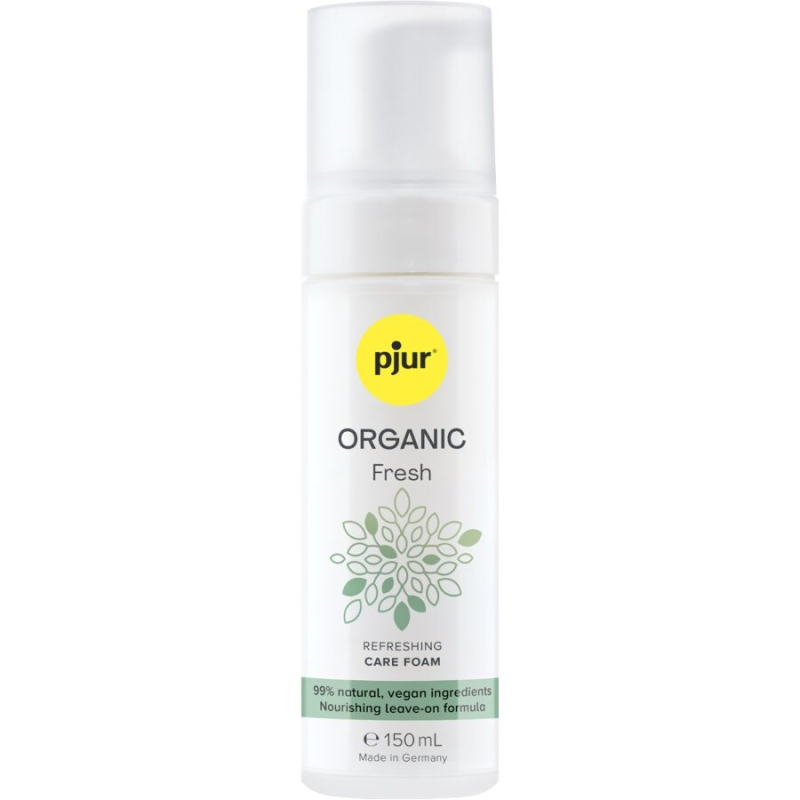 Pjur - organic fresh espuma refrescante vegana sin enjuague 150 ml