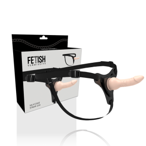 Fetish submissive harness - silicona flesh realistic 16cm