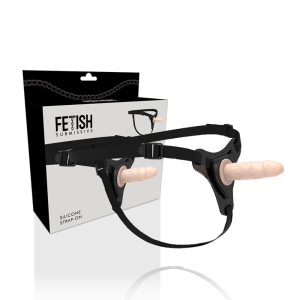 Fetish submissive harness - silicona flesh realistic 12.5 cm
