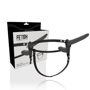 Fetish submissive harness - doble penetraciÓn negro