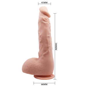 Baile - dildo realÍstico jason natural 24 cm