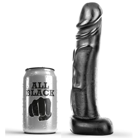 All black - dildo 22 cm