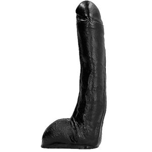 All black - dong 29 cm curvado