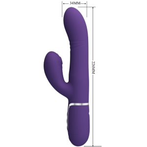 Pretty love - vibrador punto g multifunciÓn morado