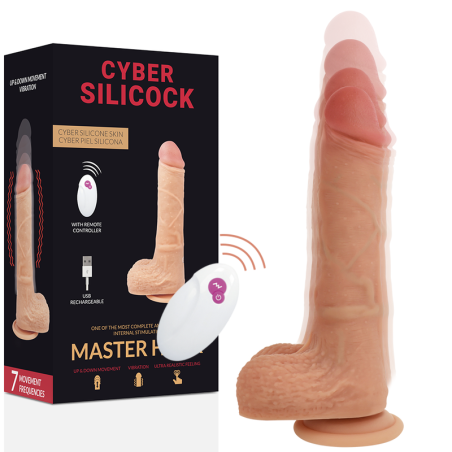 Cyber silicock - realÍstico control remoto master huck 20.9 cm -o- 4 cm
