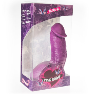 Pink room - elian dildo realÍstico lila 17.5 cm