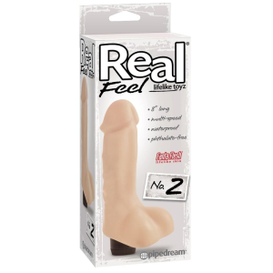 Real feel - lifelike toyz vibrador num 2 natural