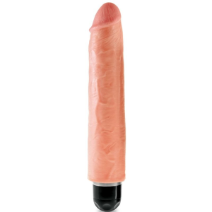 King cock - vibrador realÍstico stiffy 25.4 cm natural