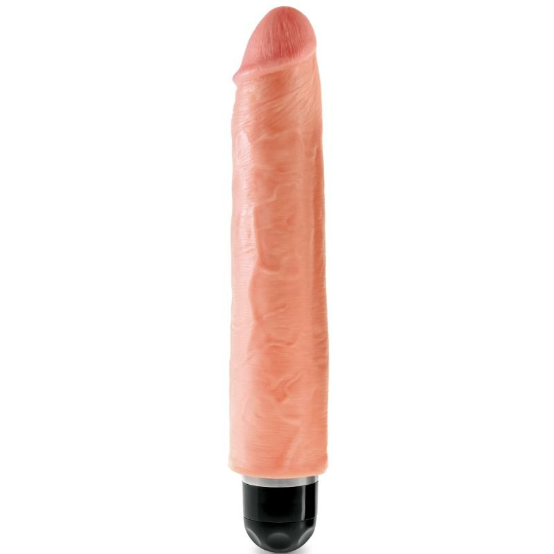 King cock - vibrador realÍstico stiffy 25.4 cm natural