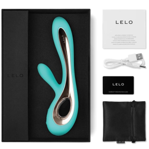 Lelo - soraya 2 vibrador rabbit verde agua