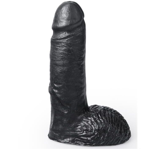 Hung system - dildo realista color negro cesar 19 cm