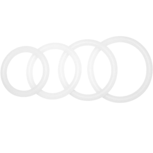 Joydivision potenzduo - plus anillo para pene blanco - s