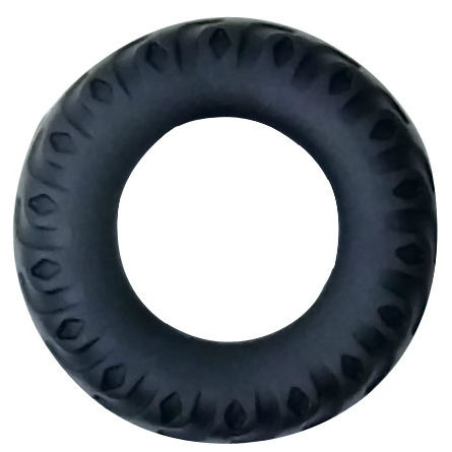 Baile - titan cockring black green 2 cm