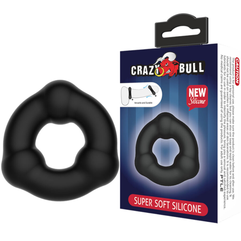 Crazy bull - anillo silicona con nodulos