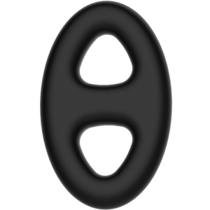 Crazy bull - anillo doble silicona ovalado