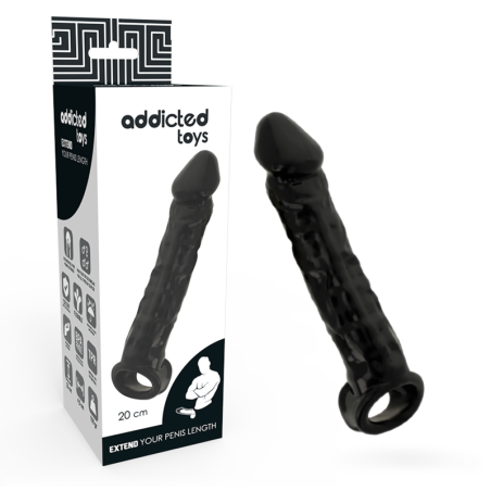 Addicted toys - extensor para el pene negro